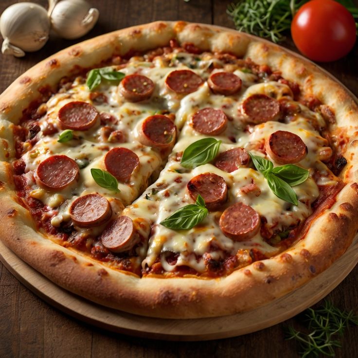 Sausage lovers pizza