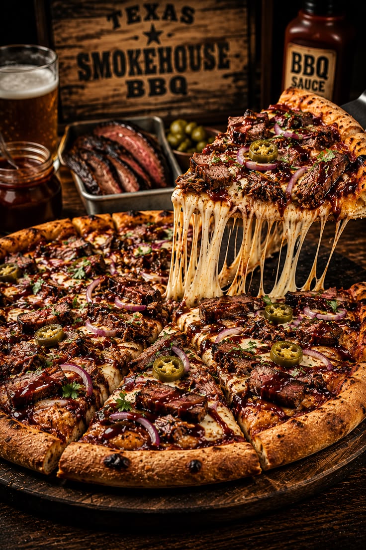 B. B.Q Beef Pizza