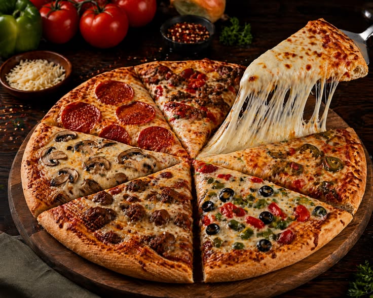 Four Flavour Pizza